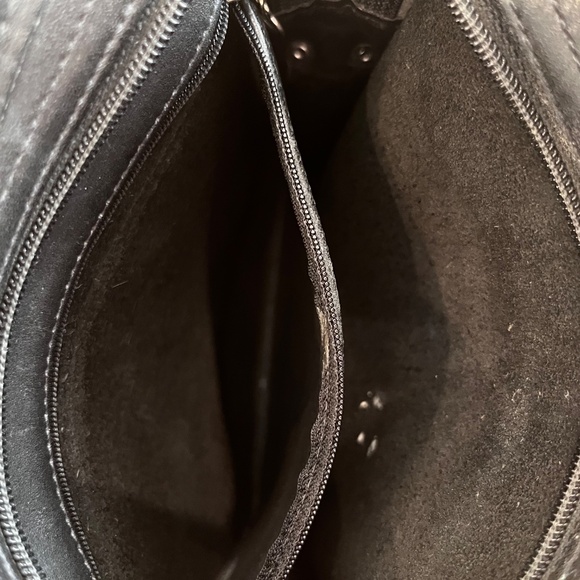 Vintage 90’s Black COACH Leather Legacy North South Camera Crossbody Bag - Picture 8 of 9